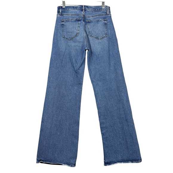 LOFT Women's Blue the Wide Leg Jeans - Picture 4 of 8